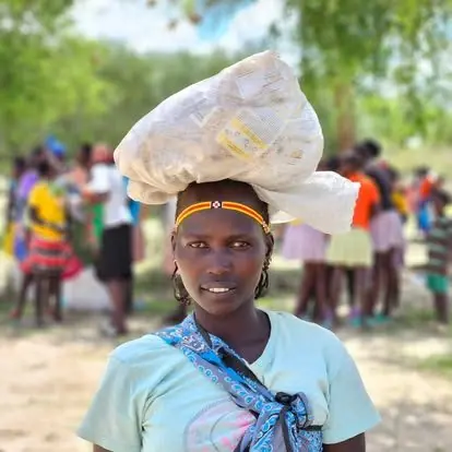 A community member at a Forgotten People outreach day