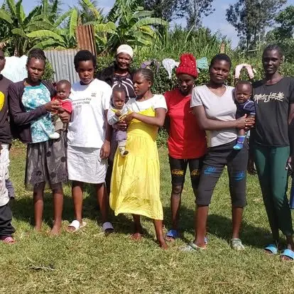 Young mothers with their babies supported by The Rescue