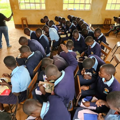 Menstrual health education session